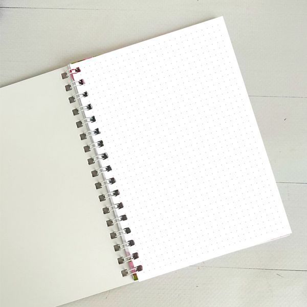 Блокнот А5 у крапку та з білими аркушами, 50 арк, чорний JOURNAL_Black фото