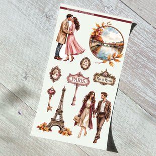 Стікерпак 11*20 см Побачення в Парижі S_A5_DateInParis фото