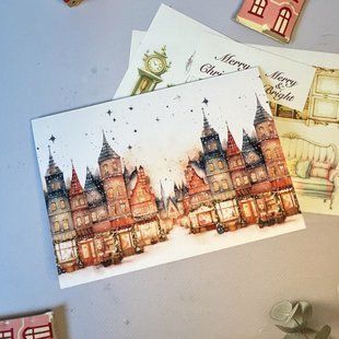 Листівка Різдвяна кімната 1 DIY_CHRISTMAS_ROOM_1 фото