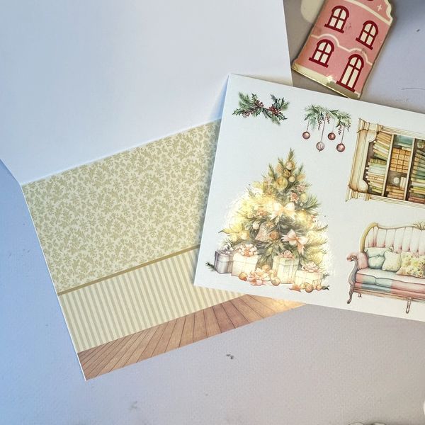 Листівка Різдвяна кімната 1 DIY_CHRISTMAS_ROOM_1 фото